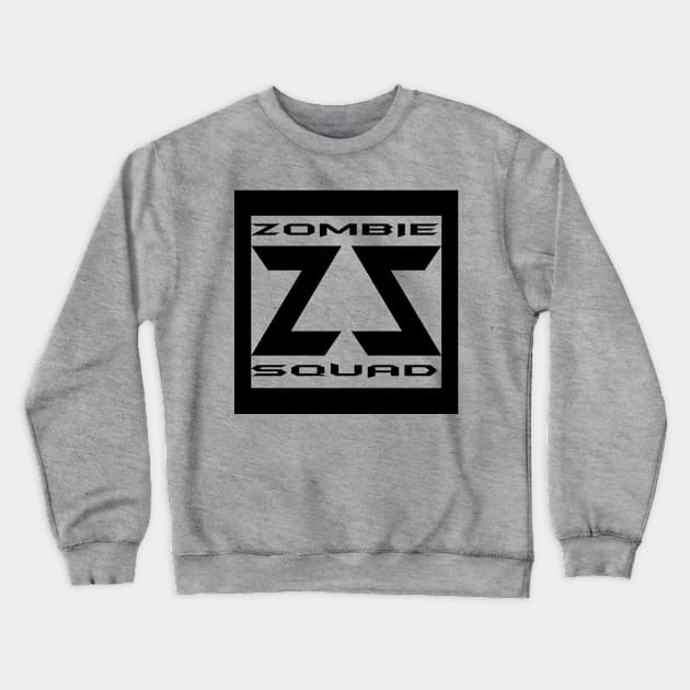 Zombie Squad ZS Rogue (Black) Crewneck Sweatshirt by Zombie Squad Clothing